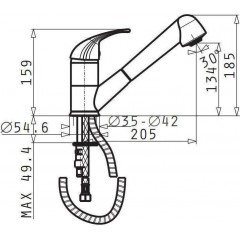 Pyramis Μπαταρία Κουζίνας Festivo Classic Snow (095300901)